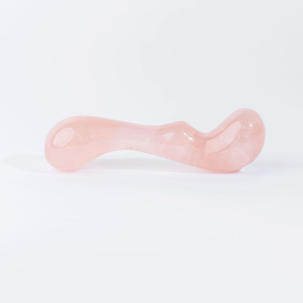 AMOR Rose Quartz Crystal Pleasure Wand