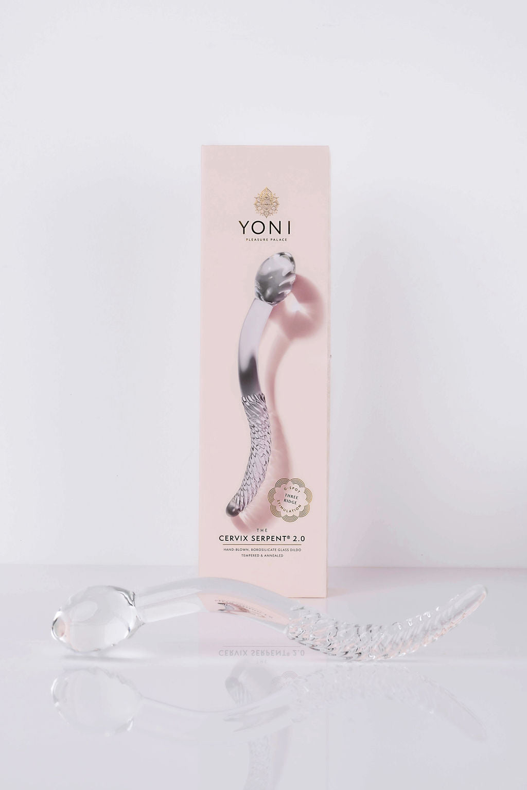 The Cervix Serpent™ Glass Dildo Pleasure Wand