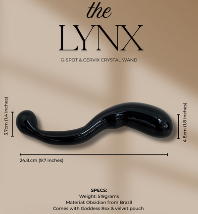 LYNX Black Obsidian Wand