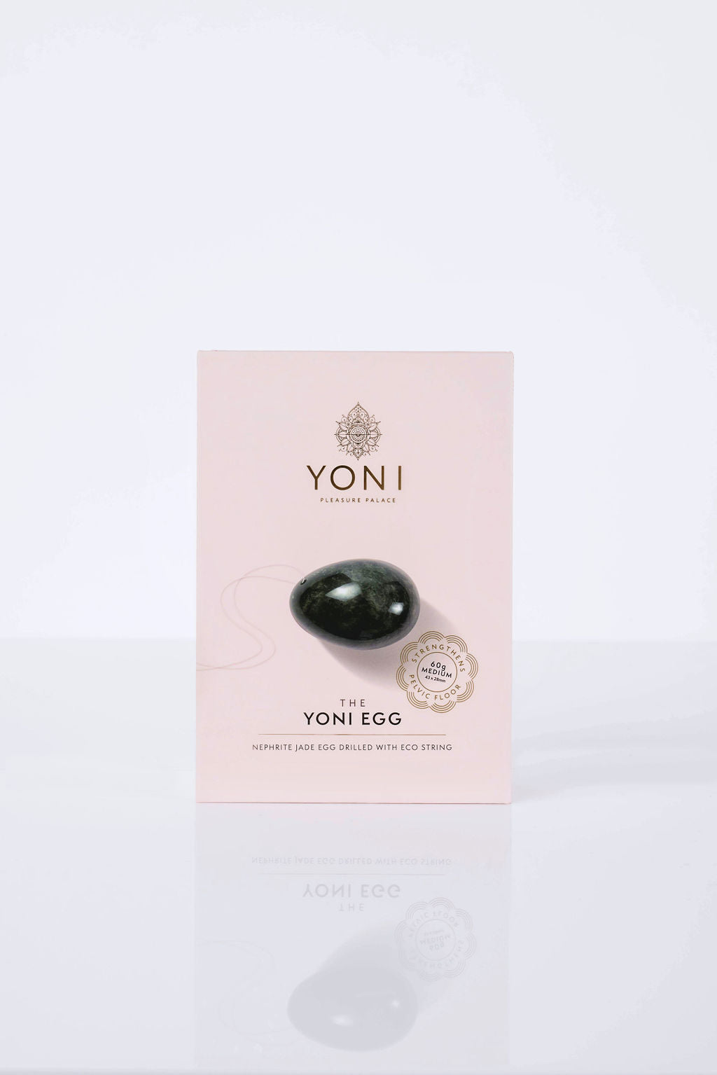 Nephrite Jade Yoni Egg - GIA Certified