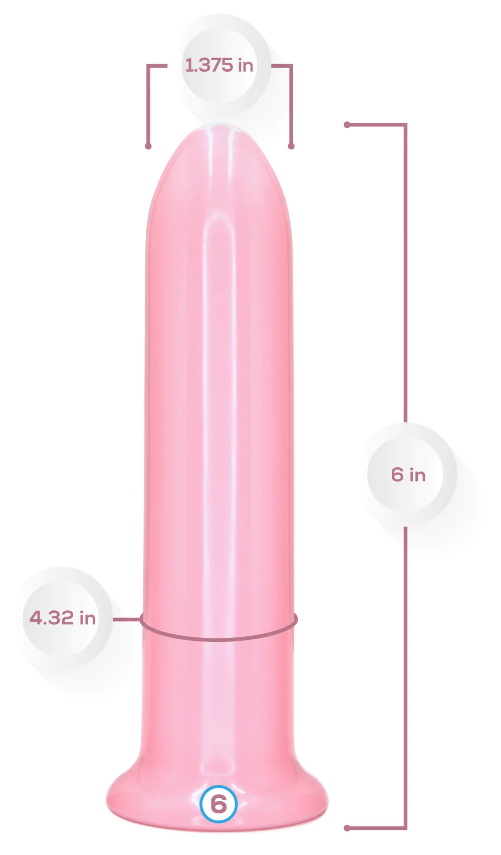 VuVa Neodymium Magnetic Vaginal Dilators Sizes 3,4,5,6