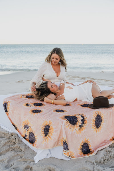 The Sunflower Splash Blanket (2m round)