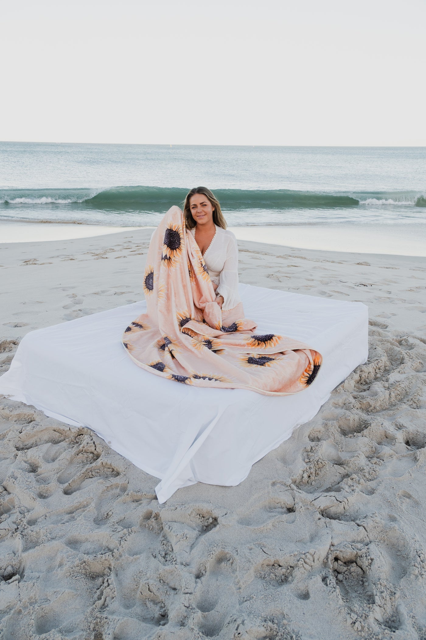 The Sunflower Splash Blanket (2m round)