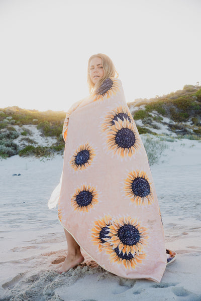 The Sunflower Splash Blanket (2m round)