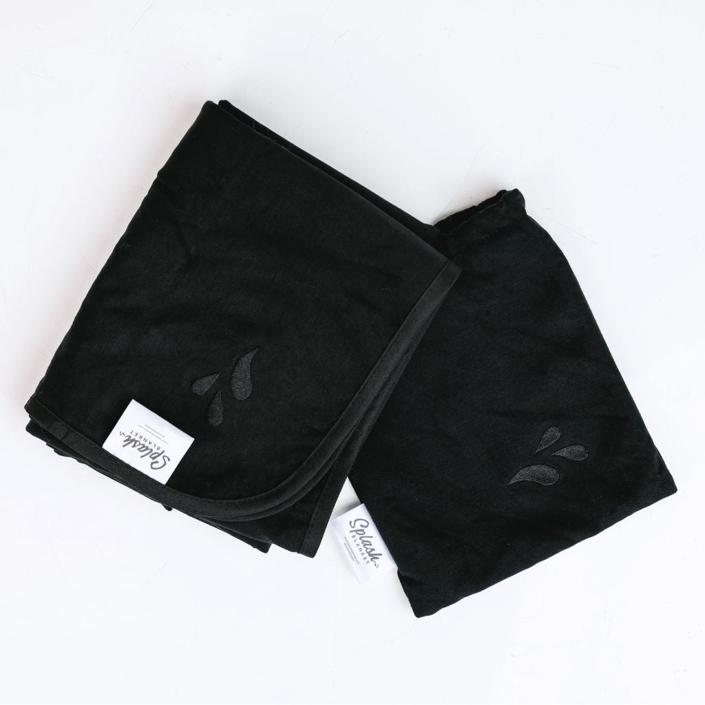 Mini Bamboujee Waterproof Sheet - Black