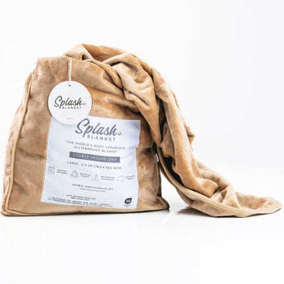 Waterproof Splash Blanket™️ - Chai Double Veluxe