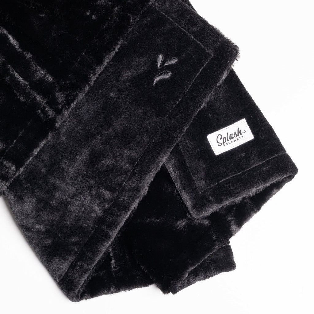 Furlush Waterproof Splash Blanket™ - Black on Black