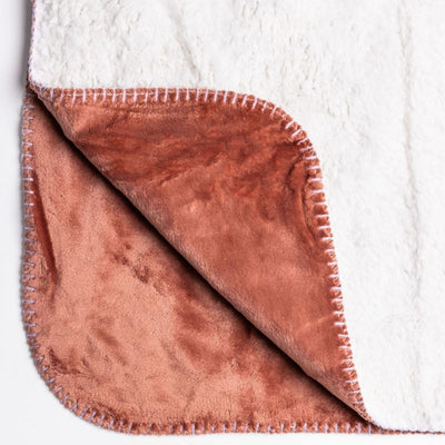 The Minky Waterproof Splash Blanket™- Dusty Rose