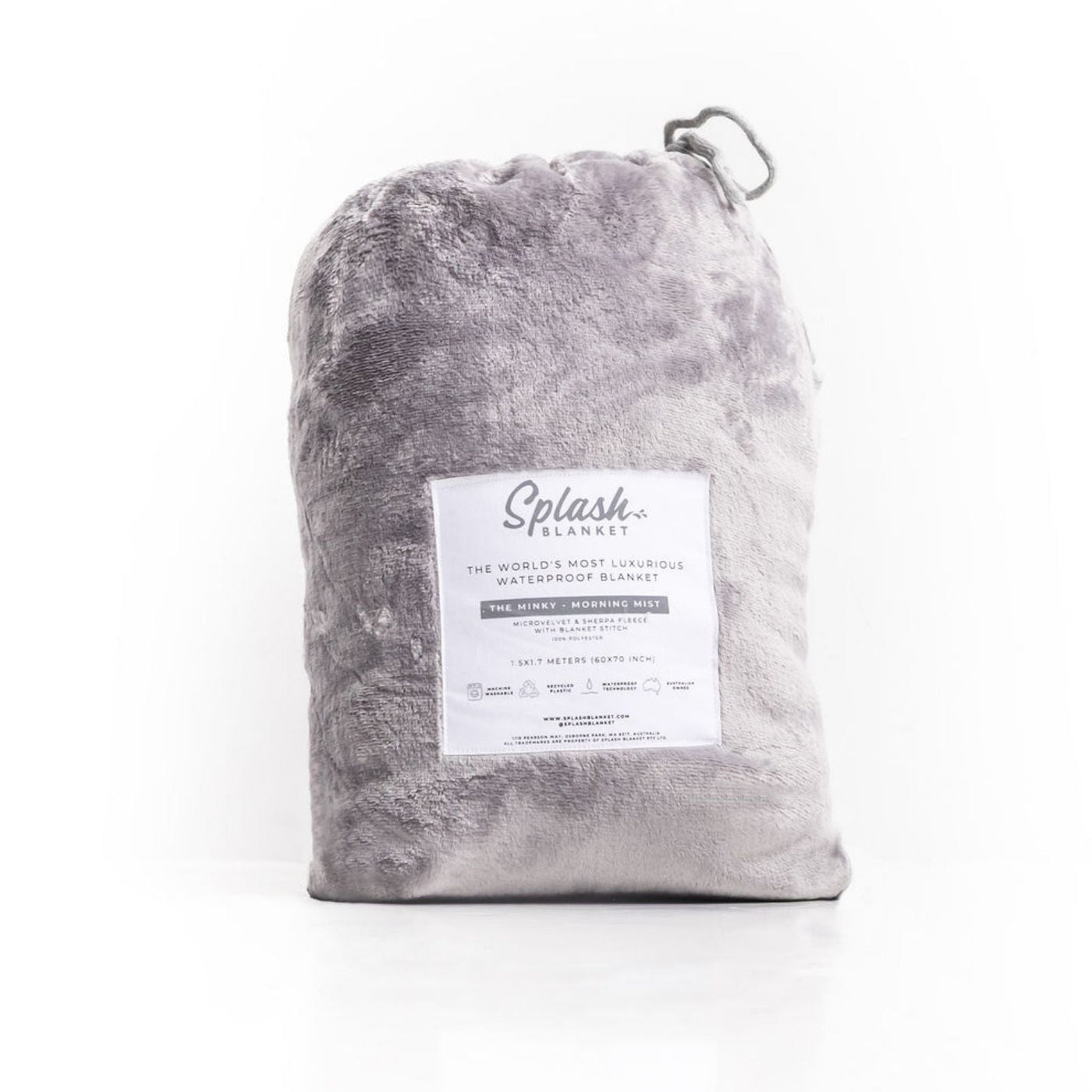 The Minky Waterproof Splash Blanket™- Morning Mist