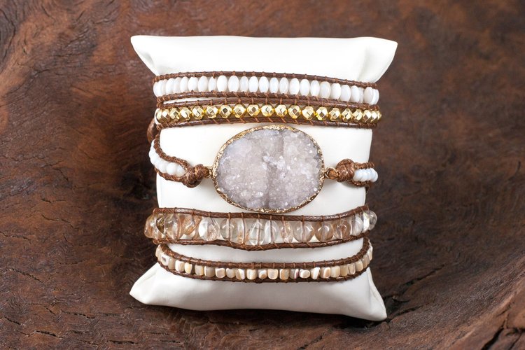 Wrap Crystal Cluster Bracelet