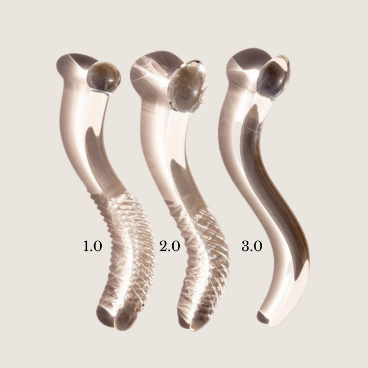 The Cervix Serpent 2.0 Midnight Black Glass Dildo Pleasure Wand rosie rees The Cervix Serpent 2.0 Midnight Black Glass Dildo Pleasure Wand rosie rees