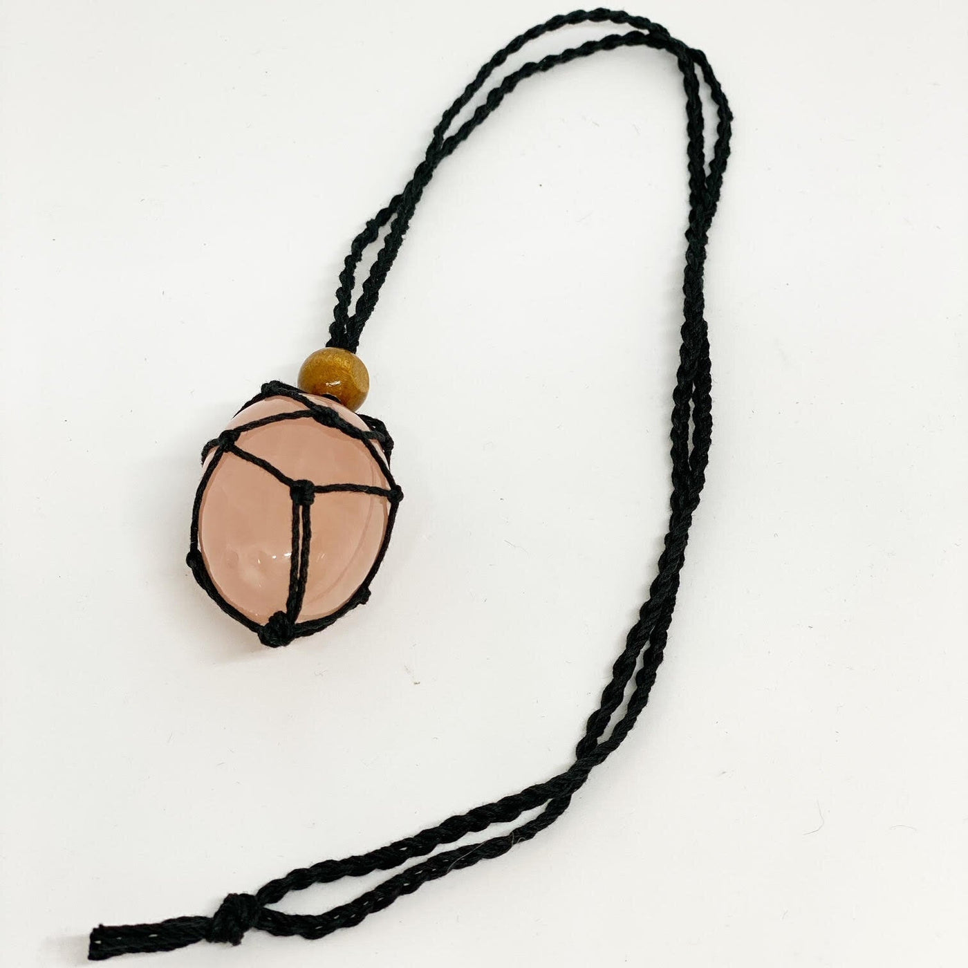 Yoni egg macrame necklaces